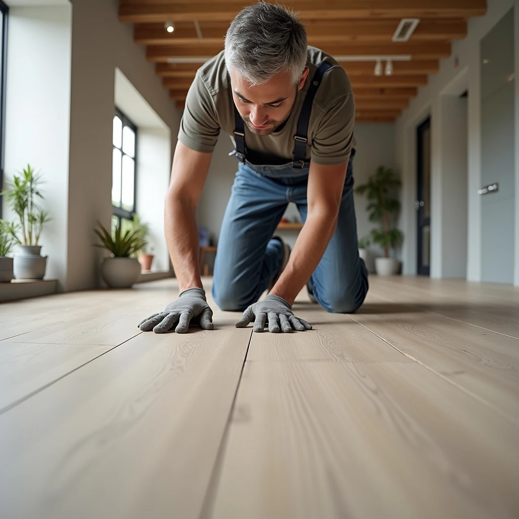 Muestra de porcelanato listo para instalación